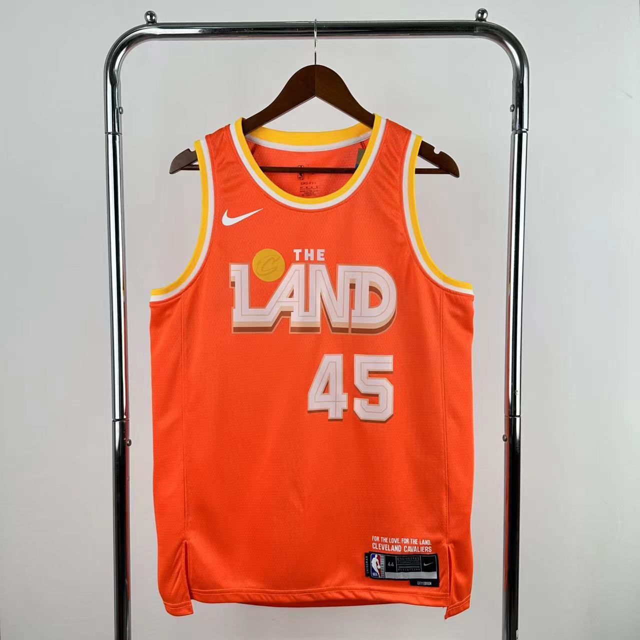 Men Cleveland Cavaliers #45 Mitchell Orange Nike City Edition Season 2026 NBA Jersey